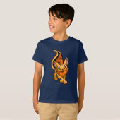 T-shirt Orange de Xweetok (Devant entier)