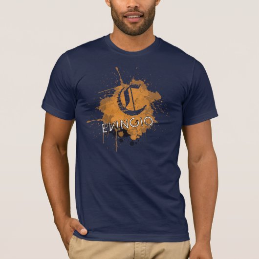 T-shirt Orange d'Evincio (Devant)
