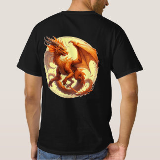 T-shirt Orange Dragon