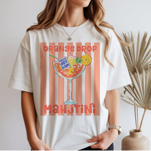 T-shirt Orange Drop Martini Mahjong