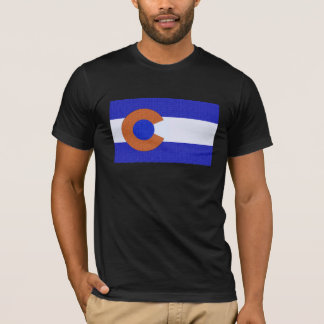 T-shirt Orange et bleu