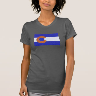 T-shirt Orange et bleu