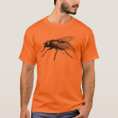 T-shirt orange Fly Buddy masculin (Devant)