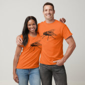 T-shirt orange Fly Buddy pour hommes (Unisexe)
