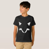 T-shirt Orange Fox Face Halloween Apparel Matching Group F (Devant entier)
