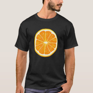 T-shirt Orange Fruit Beach Vibes Mer Été Soleil Vacances H