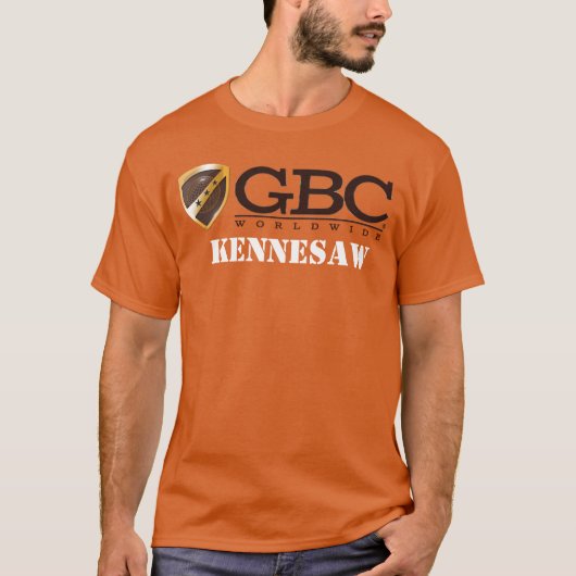 T-shirt orange GBC Kennesaw (Devant)
