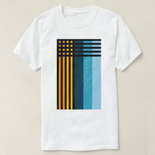 T-shirt Orange Jaune Bleu Bleu Bleu Bleu Bleu Bleu Bleu Bl