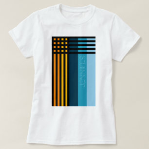 T-shirt Orange Jaune Bleu Bleu Bleu Bleu Bleu Bleu Bleu Bl