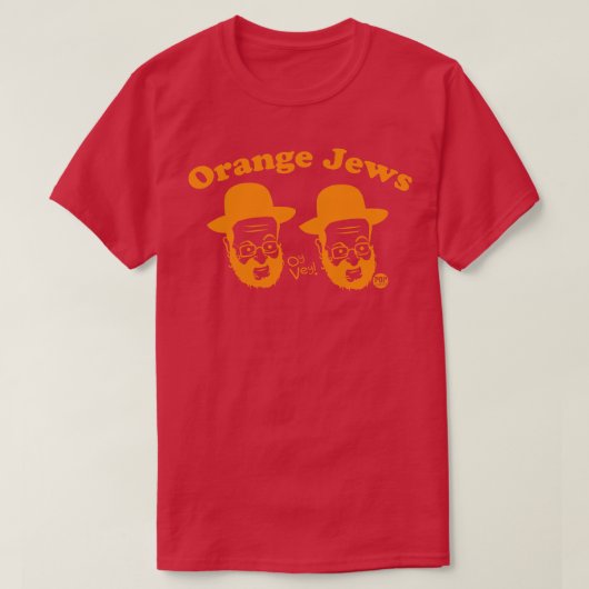 T-SHIRT ORANGE JEWS (Design devant)