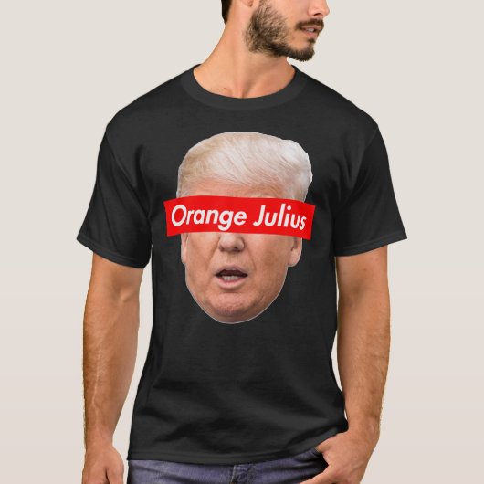 T-shirt orange Julius Essential (Devant)