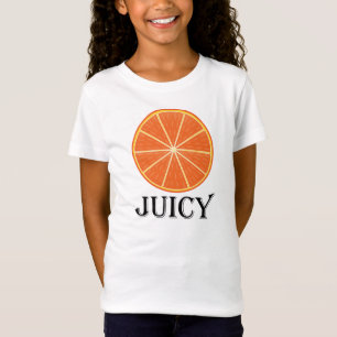 T-Shirt Orange juteuse - le Babydoll adapté par Bella