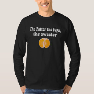 T-shirt Orange Le Plus Gros La Fupa Le Plus Doux