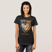 T-shirt Orange Leukemia Sensibilisation Ami Cadeaux Hommes (Devant entier)