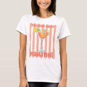 T-shirt Orange Martini Mahjong (Devant)