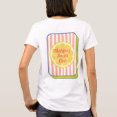T-shirt Orange Martini Mahjong (Dos)