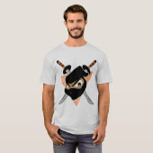 T-shirt Orange Ninja Puissant (Devant entier)