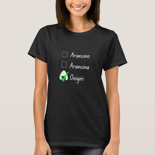 T-shirt Orange Orange ONIGIRI (Devant)