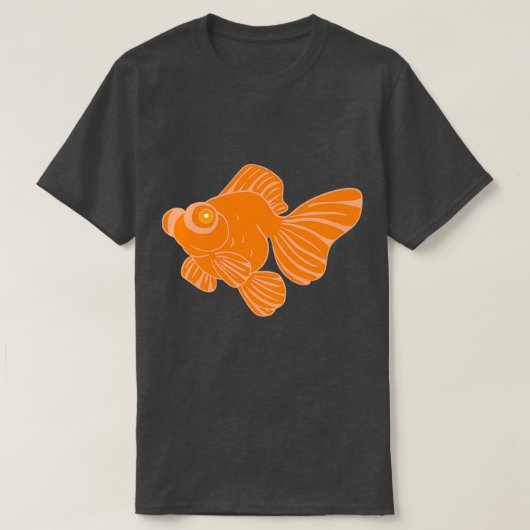 T-shirt Orange Papillon Telescope (Design devant)