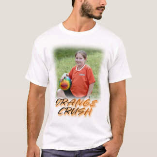 T-shirt Orange pressée