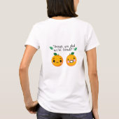 T-SHIRT ORANGE QUOTE (Dos)