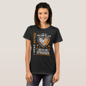 T-shirt Orange Ribbon MS Mother In Law Multiple Sclerosis  (Devant entier)