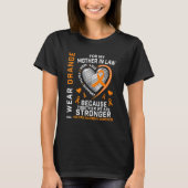 T-shirt Orange Ribbon Ms Mother In Law Sclérose Multiples (Devant)
