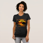 T-shirt Orange sans fin d'été (Devant entier)