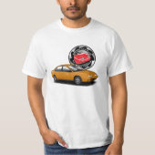T-shirt Orange Saturn SL2 SCCNA (Devant)