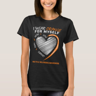 T-shirt Orange Sclérose en plaques Vêtements Femmes Hommes
