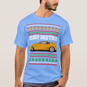 T-shirt Orange Toyota Supra MK4 A80 Merry Driftmas