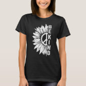 T-shirt Orange Unity Day Anti Bullying Be Kind Sunflower P (Devant)