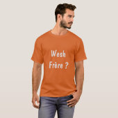 T-shirt Orange Wesh Frère (Devant entier)