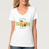 T-shirt Oranges Fleurs d'agrumes (Devant)