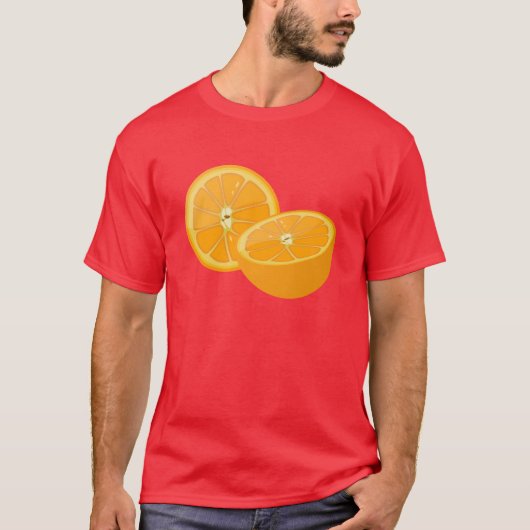 T-shirt Oranges (rouges) (Devant)