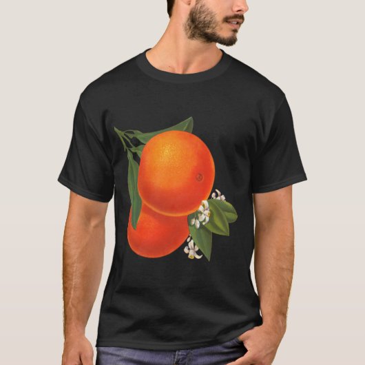 T-shirt Oranges Vintage (Devant)