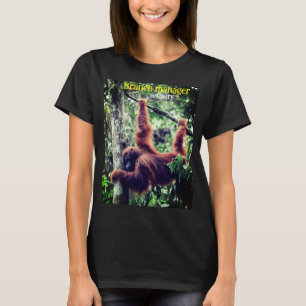 T-shirt Orangoutan suspendu dans l'arbre