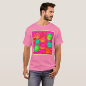 T-shirt Orb coloré Art Abstrait (Devant entier)