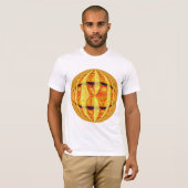 T-shirt Orb Gold Round blanc (Devant entier)