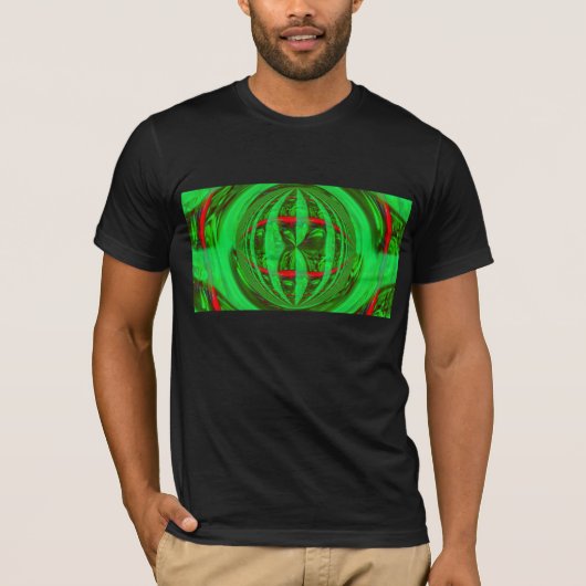T-shirt Orb Green American (Devant)
