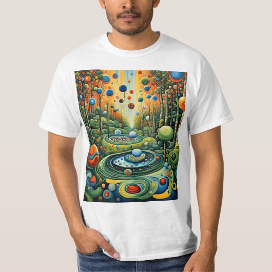 T-shirt Orbes dans le feuillage 1 (Devant)