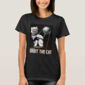 T-shirt Orbit le chat rétro (Devant)