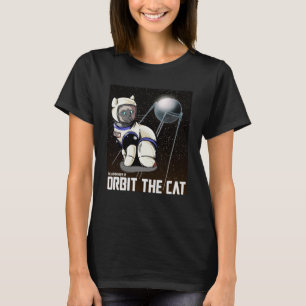 T-shirt Orbit le chat rétro