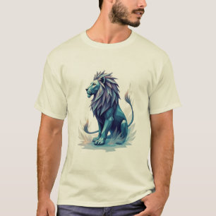 T-shirt Orbit Threads logo roi lion