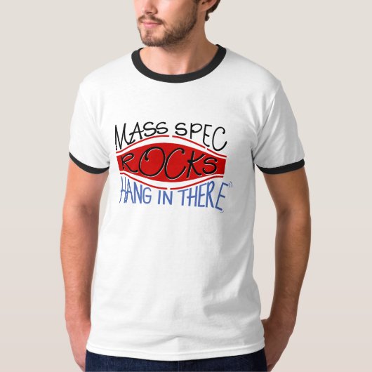T-shirt Orbitrap Mass Spec Rocks - Accroche-toi - (Devant)