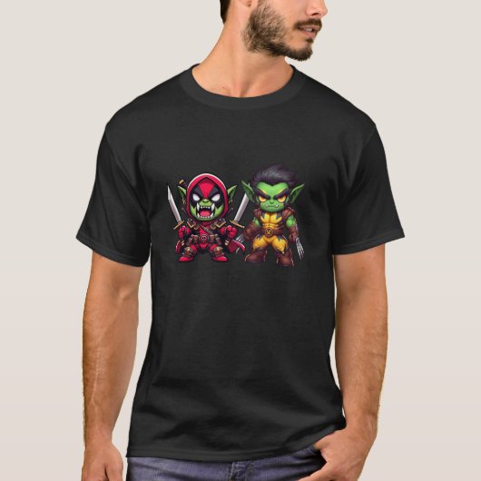 T-shirt Orc Hero Duo (Devant)