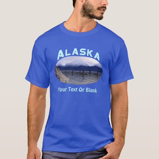 T-shirt Orca d'eau foncée (Devant)