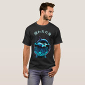T-shirt Orca End Captivity Free The Orcas Marine Protectio (Devant entier)