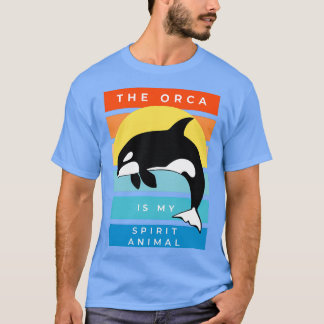 T-shirt Orca est mon animal d'esprit 1