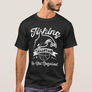 T-shirt Orca Fishing Allstar Pas Net Requis Drôle Panier